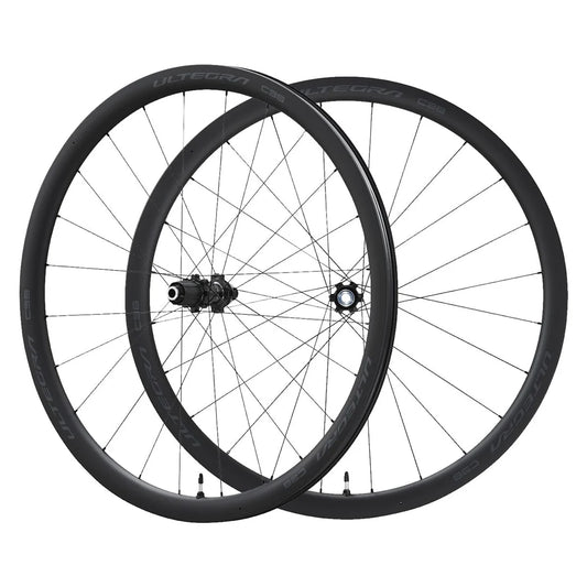 Coppia di ruote in carbonio SHIMANO ULTEGRA R8170-C36 Tubeless Ready (bloccaggio centrale)