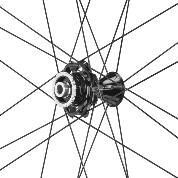 Ruota Anteriore CAMPAGNOLO BORA WTO 45 DISC DARK LABELà Pneumatici (Center Lock)