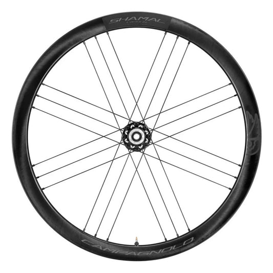 Ruota posteriore CAMPAGNOLO SHAMAL DISC con pneumatici (Center Lock)