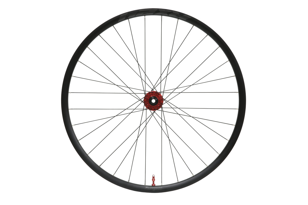 Ruota anteriore HOPE RX24 700C in alluminio, mozzo Pro 5 rosso