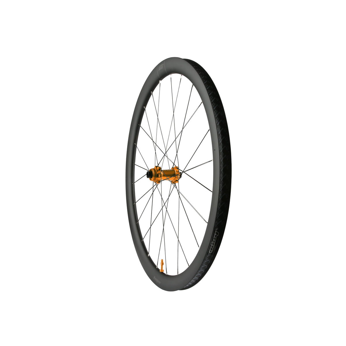 Ruota anteriore HOPE RX40 700C in carbonio, mozzo Pro 5 arancione
