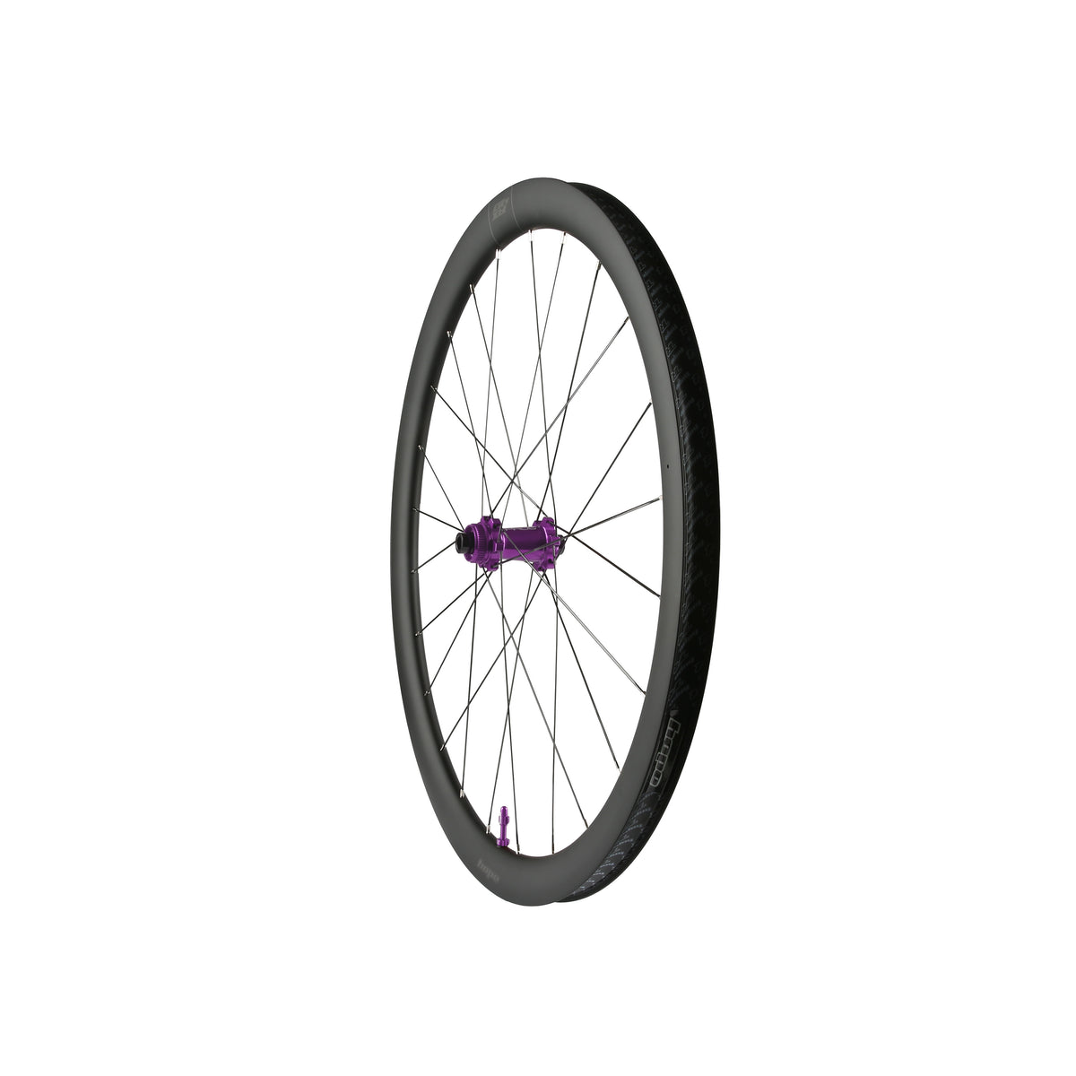 Ruota anteriore HOPE RX40 700C in carbonio, mozzo Pro 5 viola