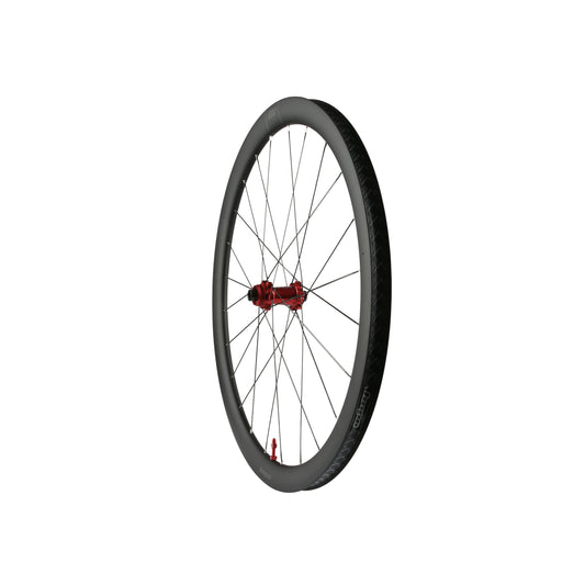 Ruota anteriore HOPE RX40 700C in carbonio, mozzo Pro 5 rosso