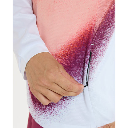 Maglia DHARCO GRAVITY FIREBIRD Maniche Lunghe Donna Bianco/Arancione