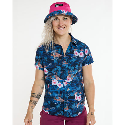 Camicia Tecnica DHARCO TECH PARTY OASIS Donna Blu