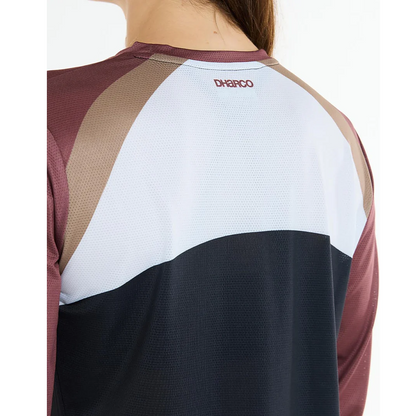 Maglia DHARCO RACE LOTUS Maniche Lunghe Donna Nero/Bronzo