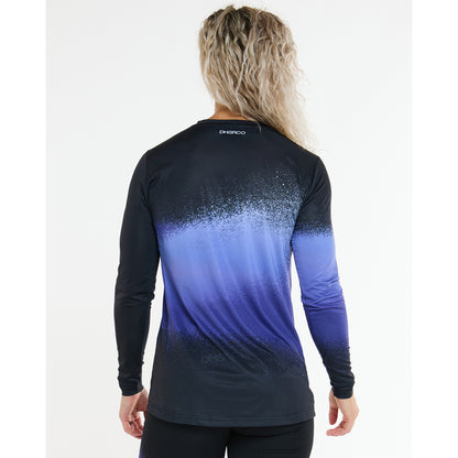 Maglia DHARCO RACE ULTRA VIOLET Maniche Lunghe Donna Nero/Viola