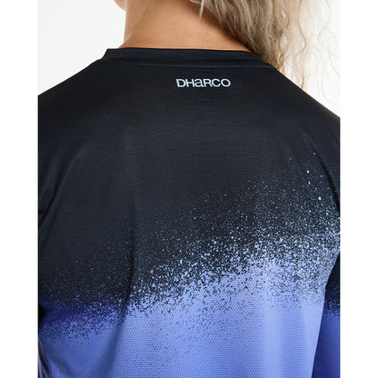 Maglia DHARCO RACE ULTRA VIOLET Maniche Lunghe Donna Nero/Viola