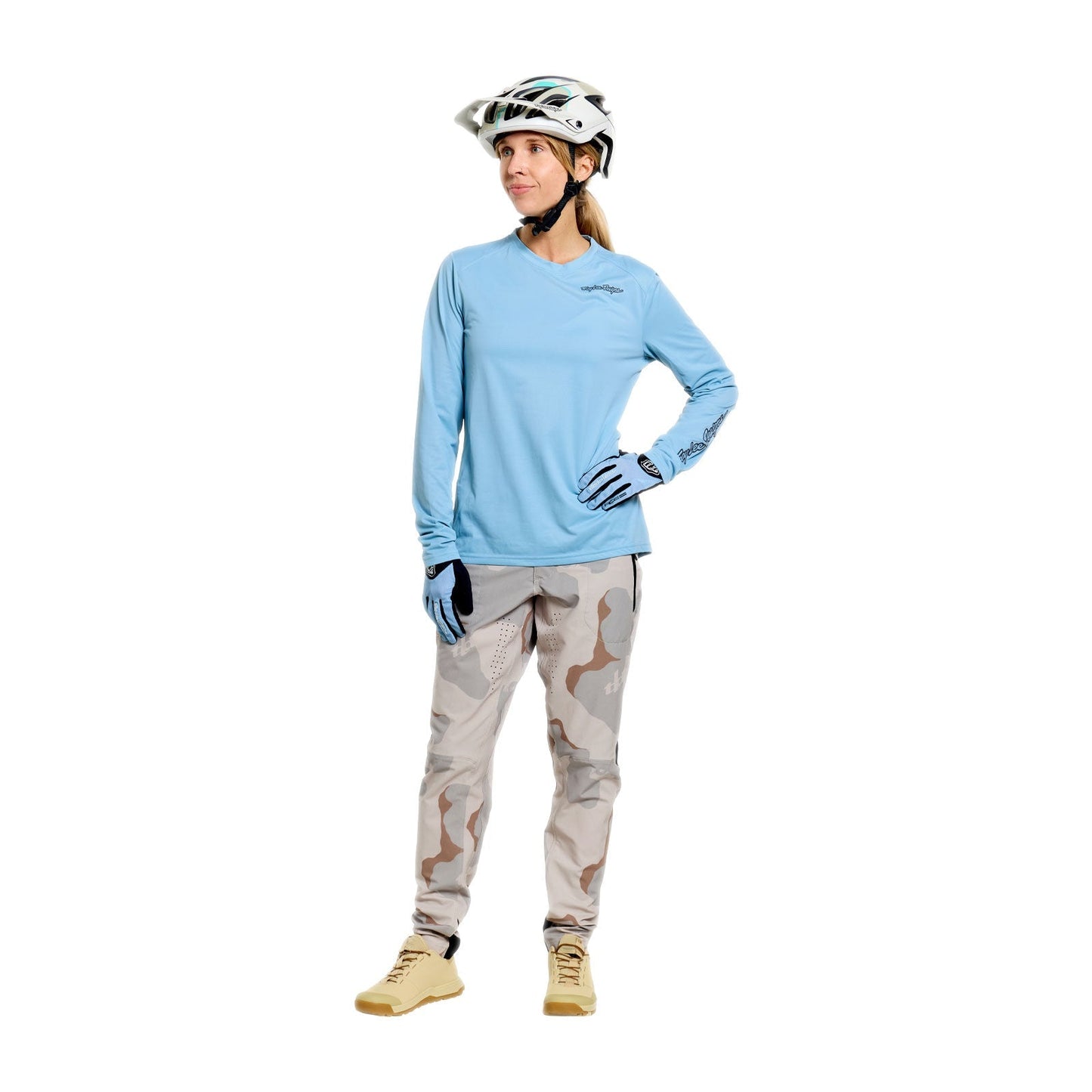 TROY LEE DESIGNS LILIUM PRO FLOW CAMO Pantaloni da donna in pomice