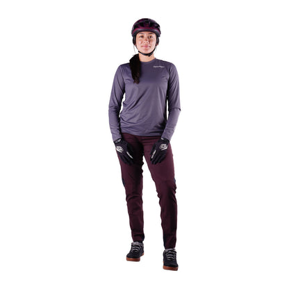Pantalone TROY LEE DESIGNS LILIUM PRO MONO Donna Bordeaux