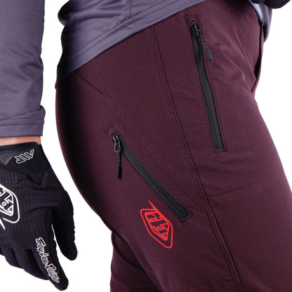 Pantalone TROY LEE DESIGNS LILIUM PRO MONO Donna Bordeaux