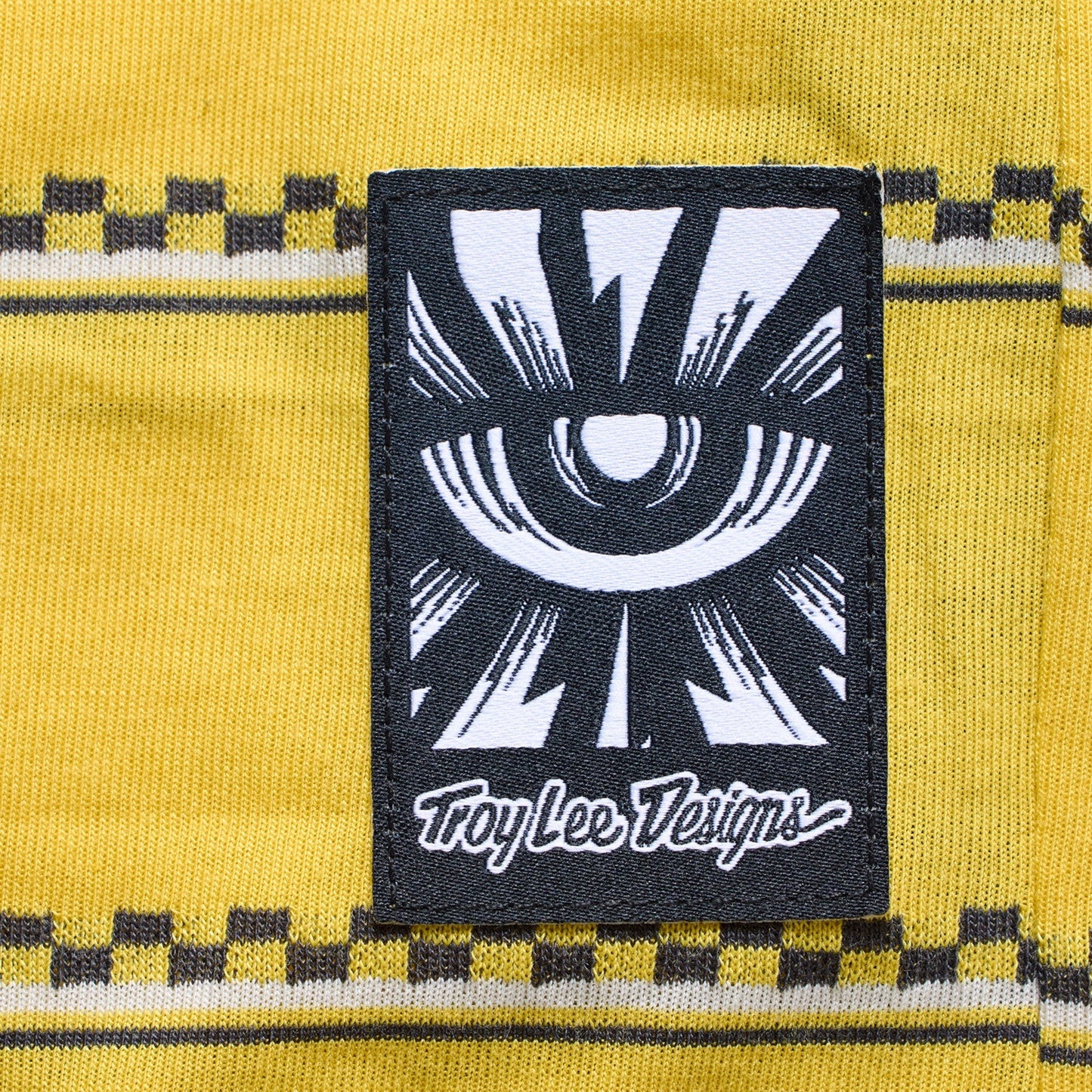 TROY LEE DESIGNS LILIUM RIDE CHECKED OUT Maglia a maniche corte da donna giallo