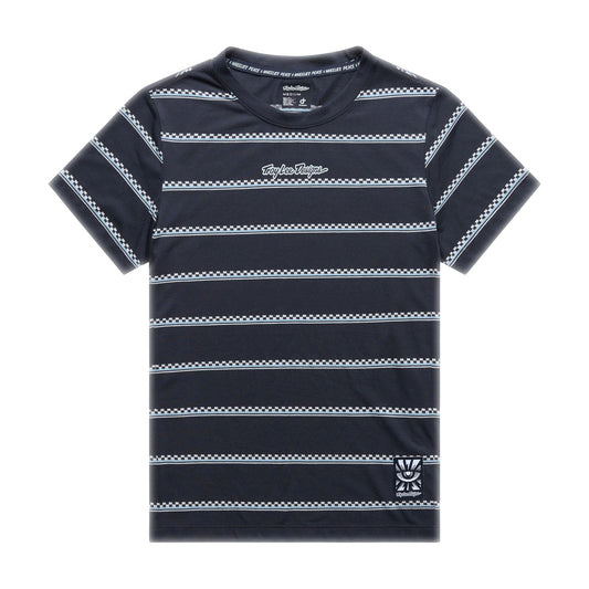 Maglia a manica corta da donna in carbonio TROY LEE DESIGNS LILIUM RIDE CHECKED OUT