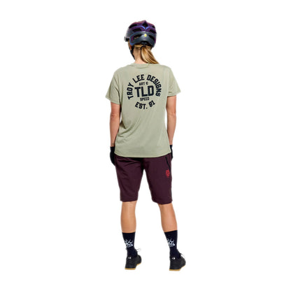 Maglia TROY LEE DESIGNS LILIUM RIDE STAMPS Donna Manica Corta Sage