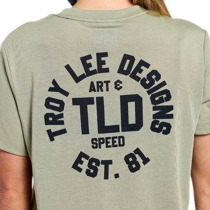 Maglia TROY LEE DESIGNS LILIUM RIDE STAMPS Donna Manica Corta Sage