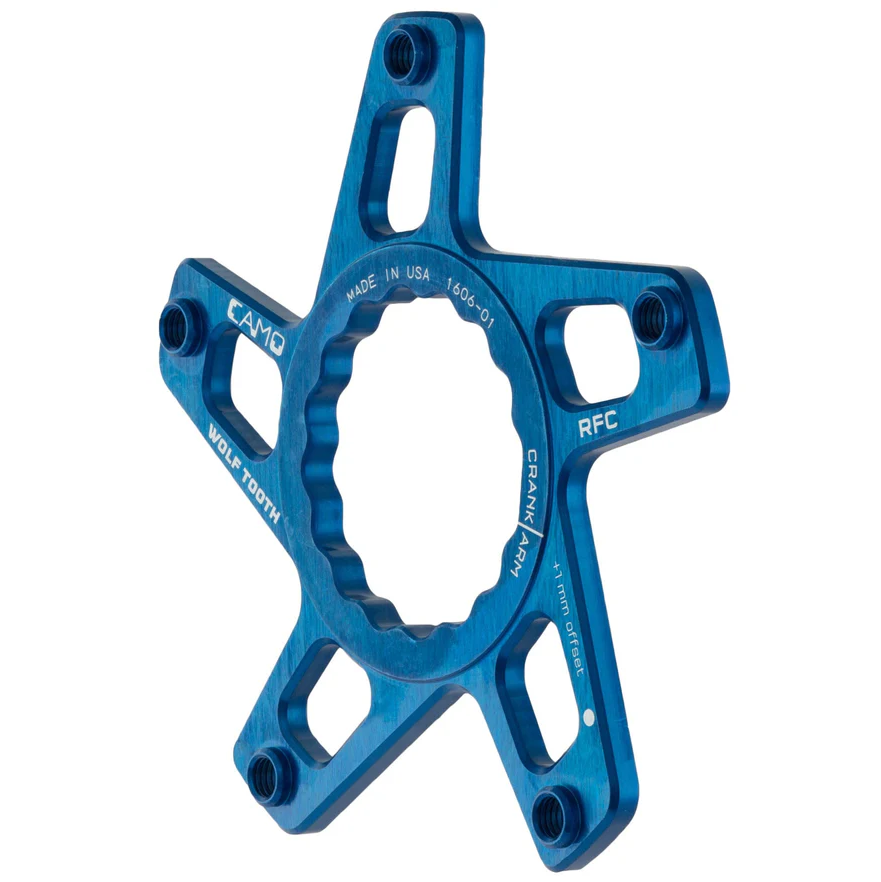 Guarnitura WOLF TOOTH CAMO Raceface Cinch Direct Mount Offset 2mm Star Blu