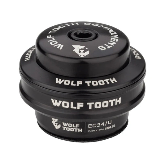 Coppa Alta per Serie Sterzo Esterno WOLF TOOTH 1"1/8 EC34 Stack 16 mm Nero