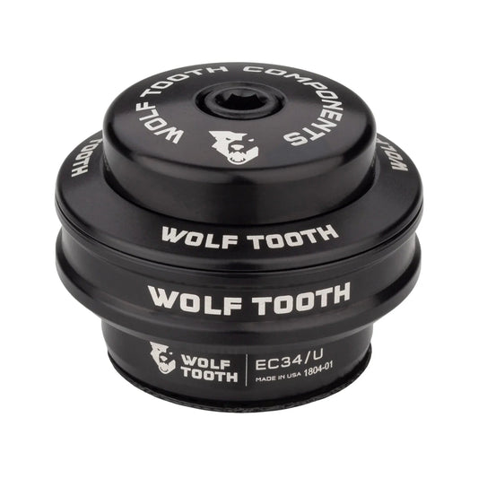 Coppa Alta per Serie Sterzo Esterna WOLF TOOTH PREMIUM 1"1/8 EC34 Stack 16 mm Nero