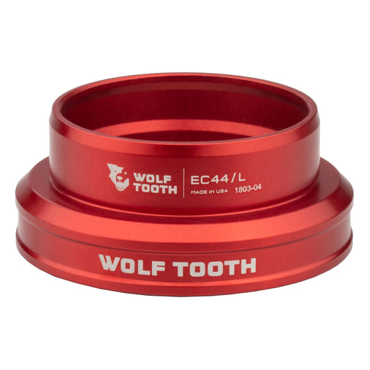 Coppa Inferiore per Serie Sterzo Esterna WOLF TOOTH PERFORMANCE 1.5" EC44 Rosso