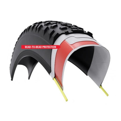 Pneumatico WTB BYWAY TCS LIGHT FAST ROLLING DUAL DNA SG2 650x47c Tubeless Ready Rinforzato Nero
