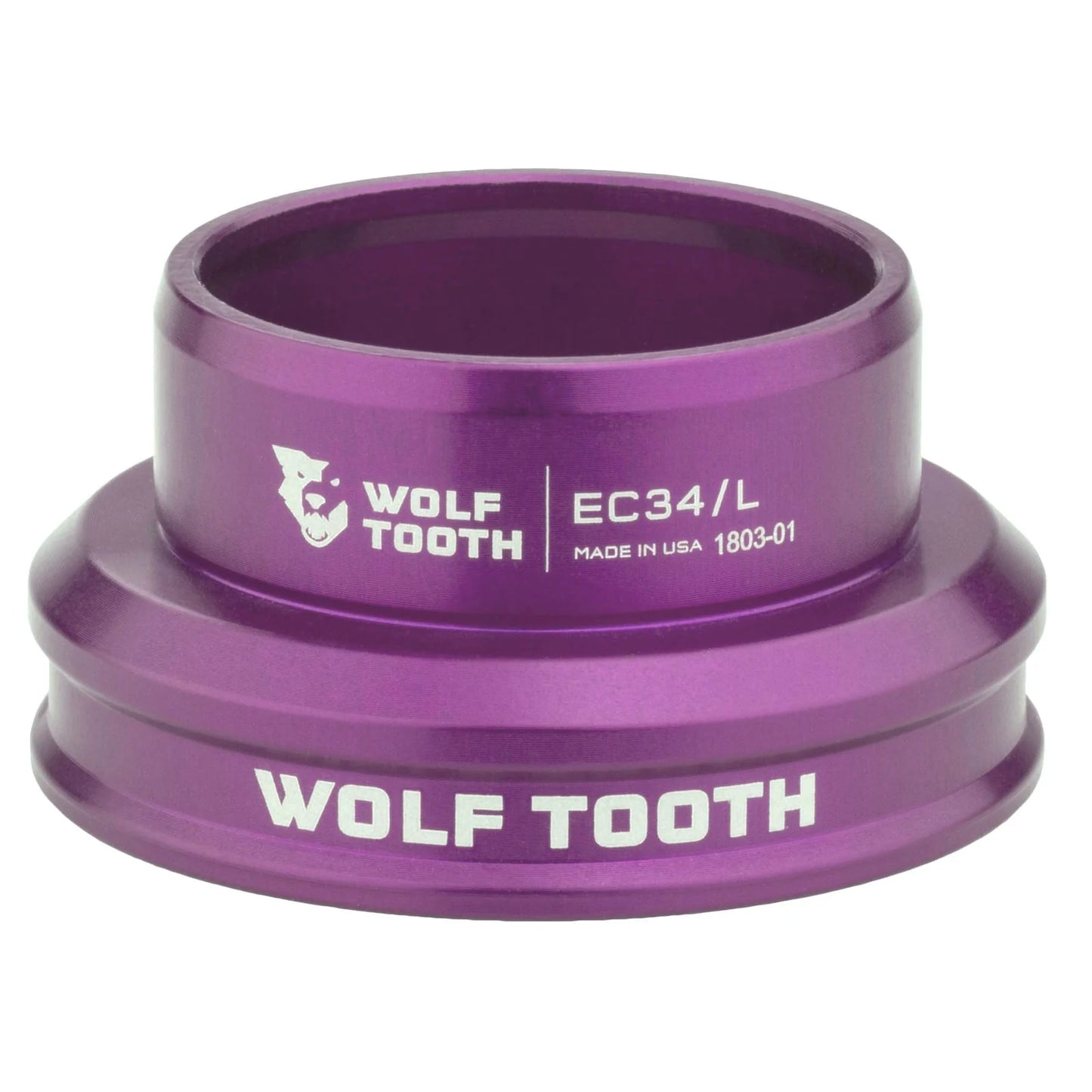 Coppa bassa per serie sterzo esterna WOLF TOOTH PERFORMANCE 1"1/8 EC34 Viola