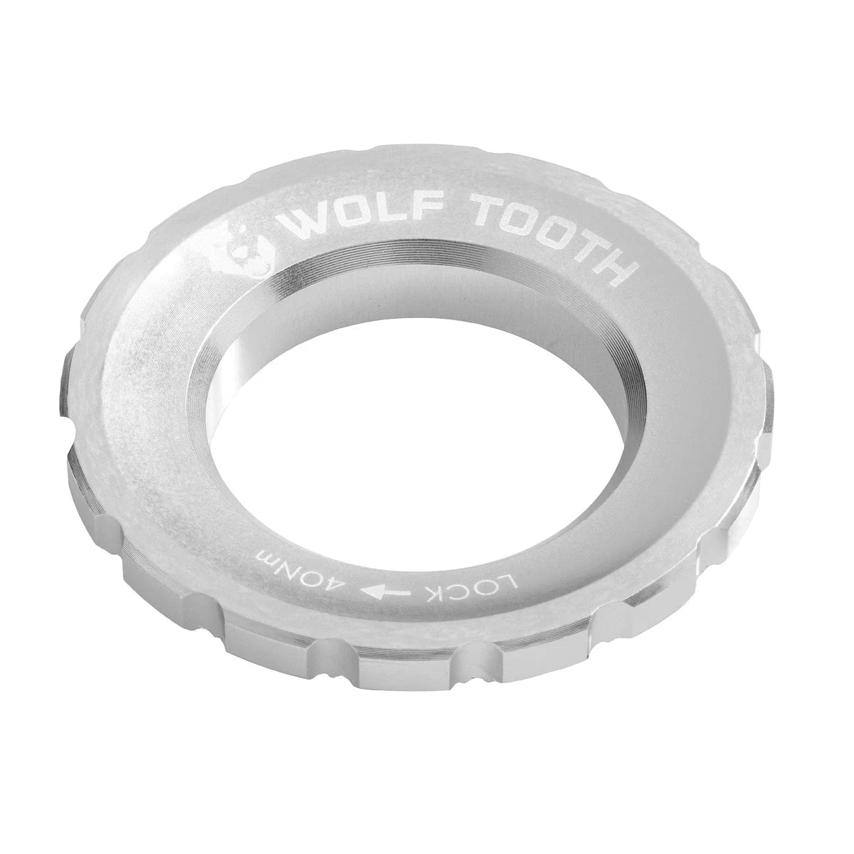 Dado Centerlock esterno WOLF TOOTH argento