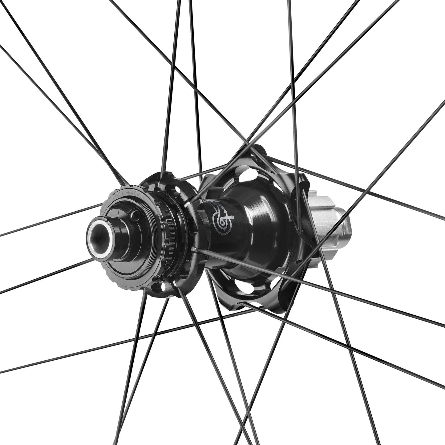 Coppia di ruote CAMPAGNOLO ZONDA CARBONE H50 DISC 2WF C25