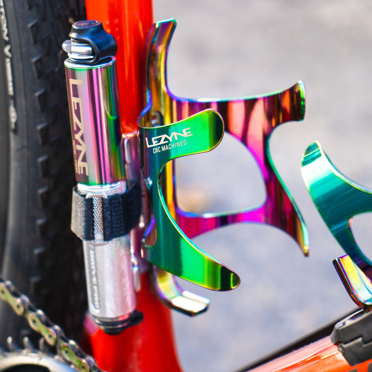 Portaborraccia LEZYNE CNC ALLOY CAGE nero opaco