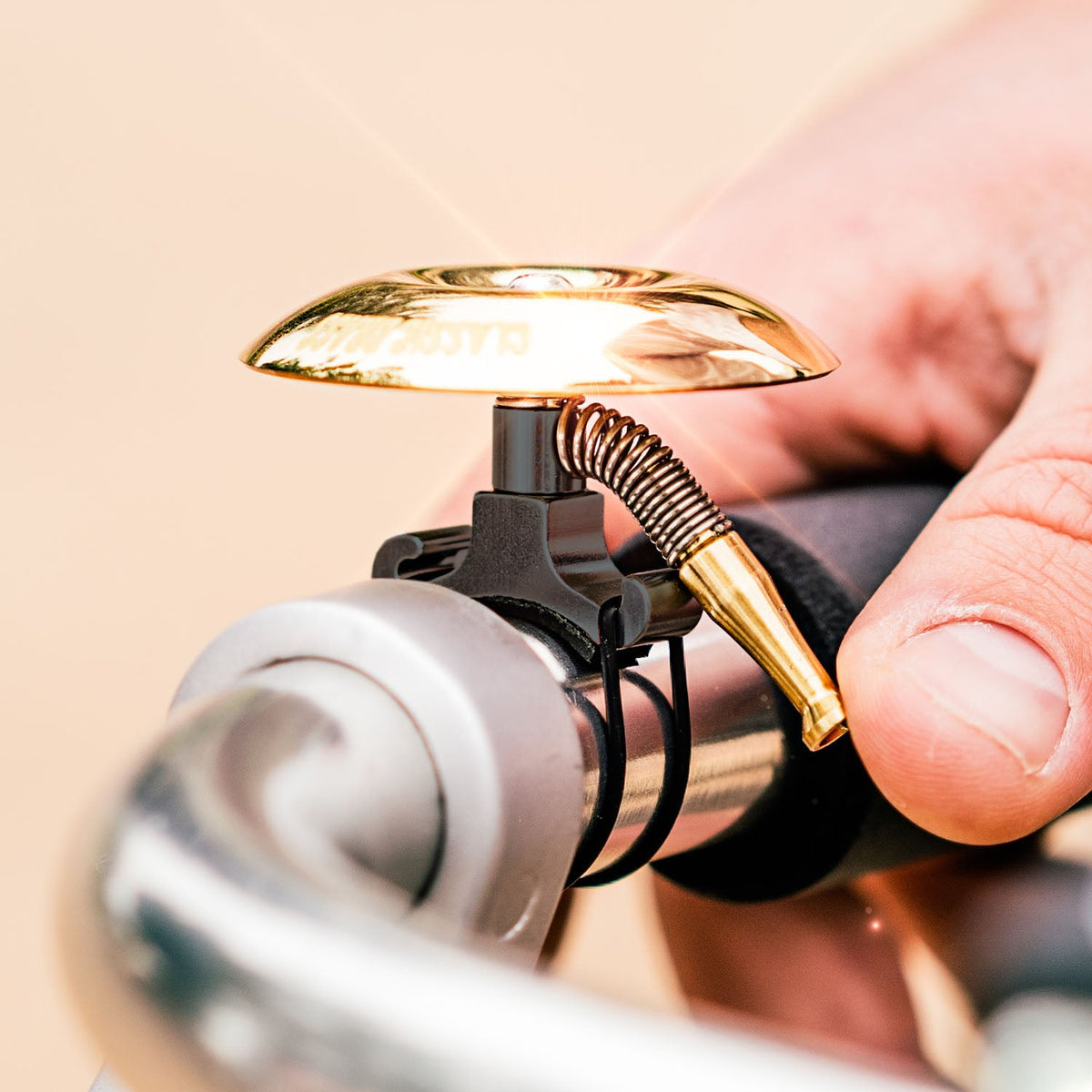 Campanello LEZYNE CLASSIC BRASS SHALLOW nero