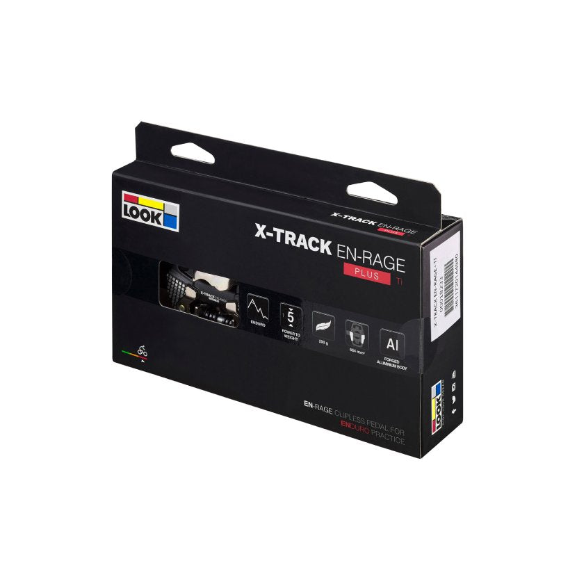 Pedali LOOK X-TRACK EN-RAGE PLUS Titanium SPD neri