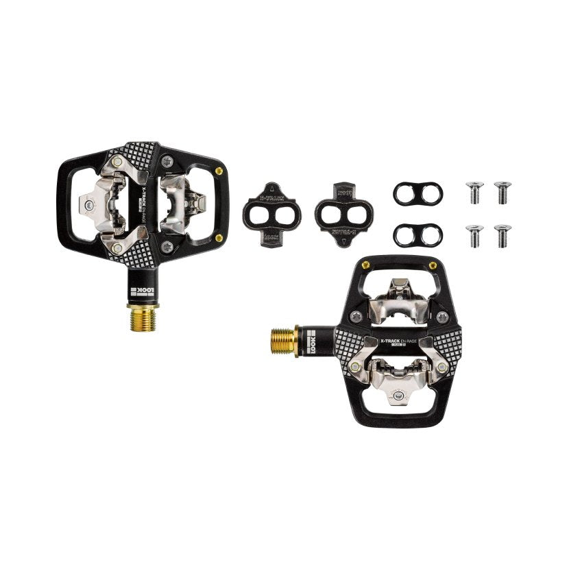 Pedali LOOK X-TRACK EN-RAGE PLUS Titanium SPD neri
