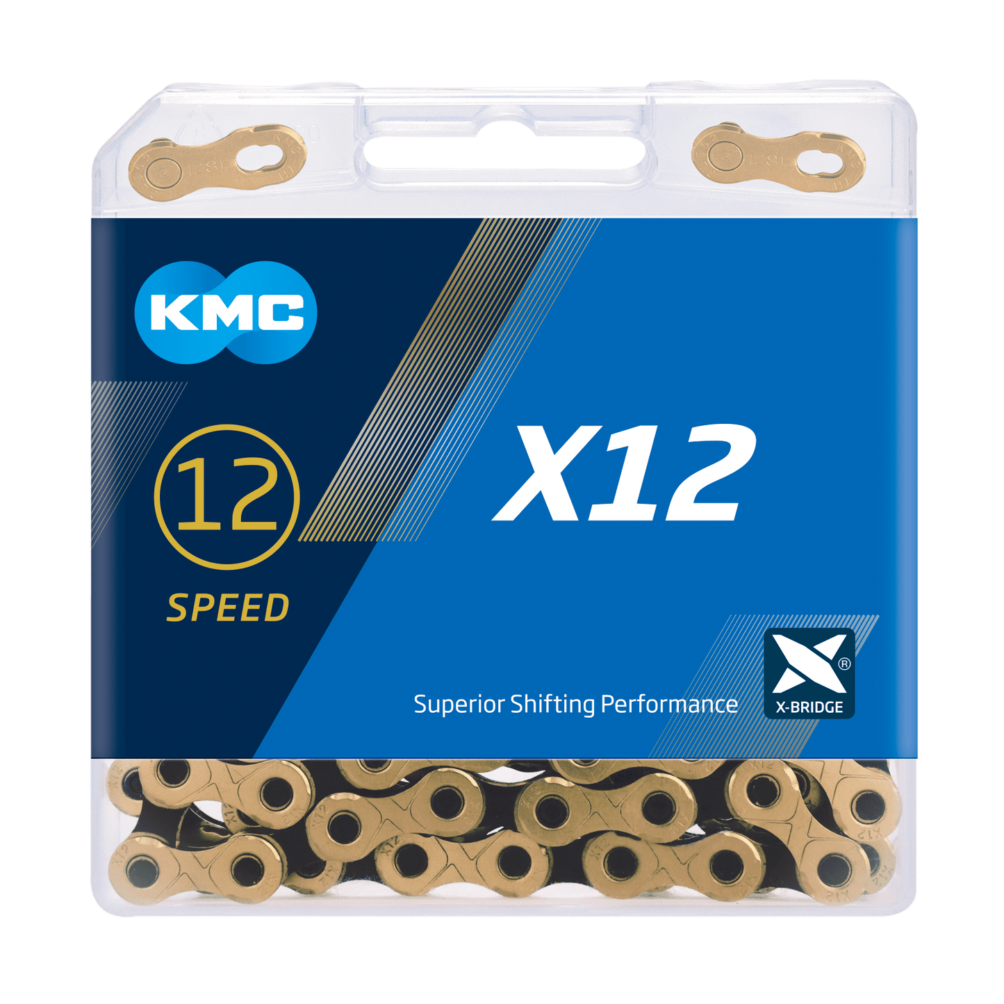 Catena da 12 V KMC X12 Ti-N Nero/Oro