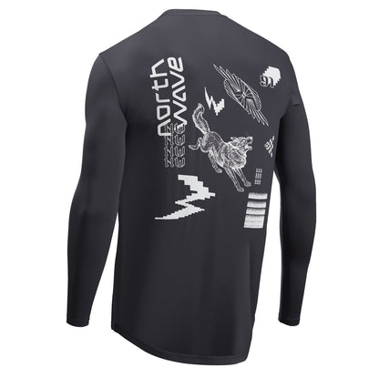 Maglia NORTHWAVE XTRAIL Maniche Lunghe Nero