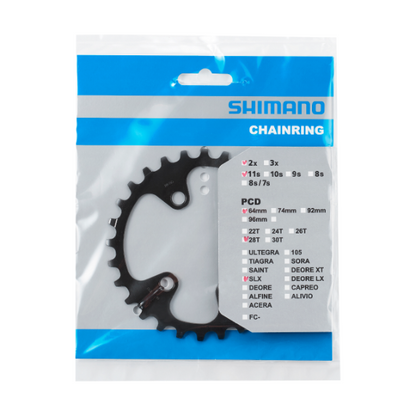 Pignone Interno SHIMANO SLX per FC-M7000-11-2/FC-M7000-11-B2 (28-38 denti) 11V