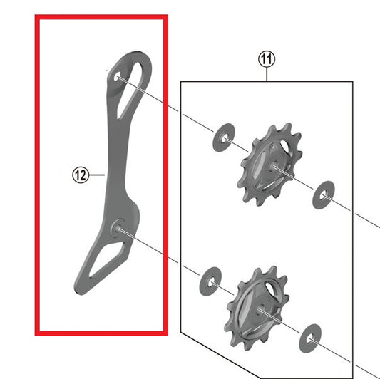 SHIMANO RD-R9250 Clevis interno