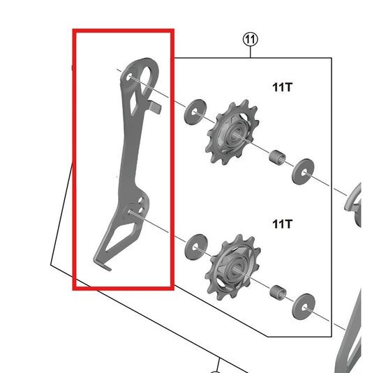 SHIMANO RD-R7150 Gabbia interna del deragliatore posteriore