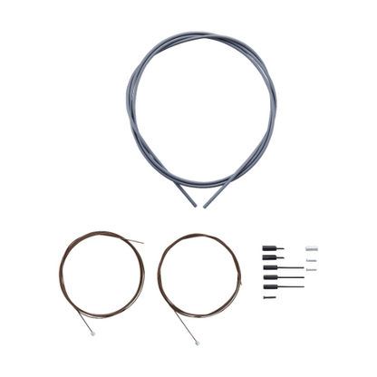 Kit Cavi e Guaine per Deragliatore SHIMANO DURA-ACE 9000 Polimero Grigio