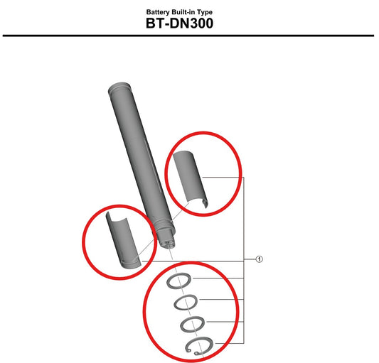 Adattatore per batteria SHIMANO BT-DN300