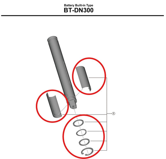 Adattatore SHIMANO BT-DN300