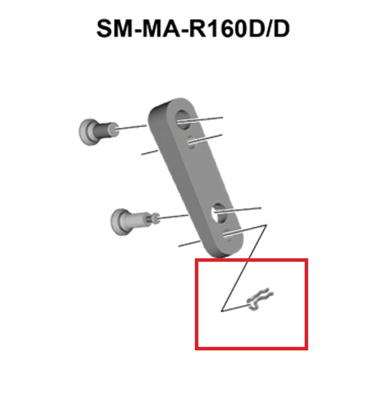 Anello di sicurezza SHIMANO per adattatore Flat Mount