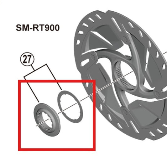 SHIMANO Dado interno Center Lock SM-RT900
