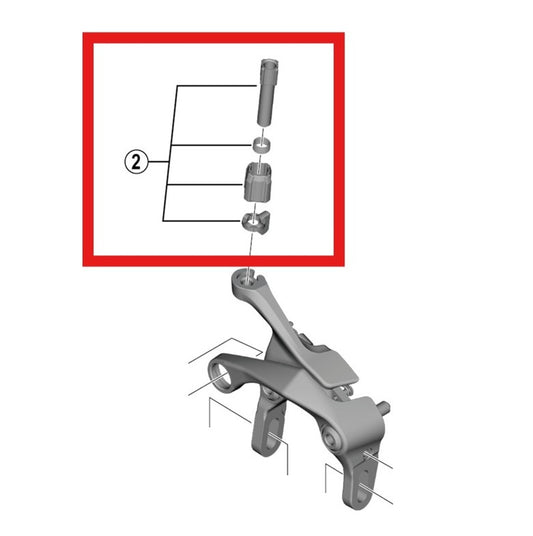 SHIMANO BR-R7000/7010 vite di tensionamento del cavo