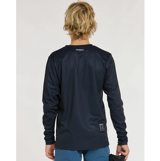 DHARCO GRAVITY THE DARKNESS Maglia junior a maniche lunghe nera