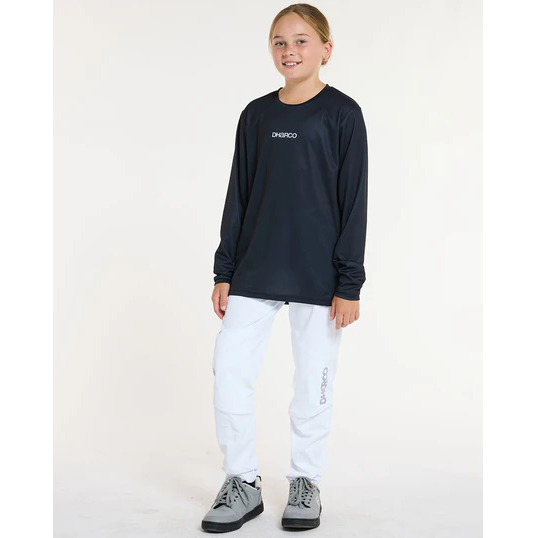 DHARCO GRAVITY THE DARKNESS Maglia junior a maniche lunghe nera