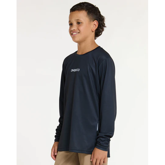 DHARCO GRAVITY THE DARKNESS Maglia junior a maniche lunghe nera