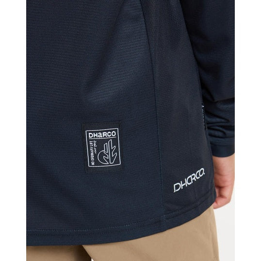 DHARCO GRAVITY THE DARKNESS Maglia junior a maniche lunghe nera