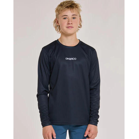 DHARCO GRAVITY THE DARKNESS Maglia junior a maniche lunghe nera