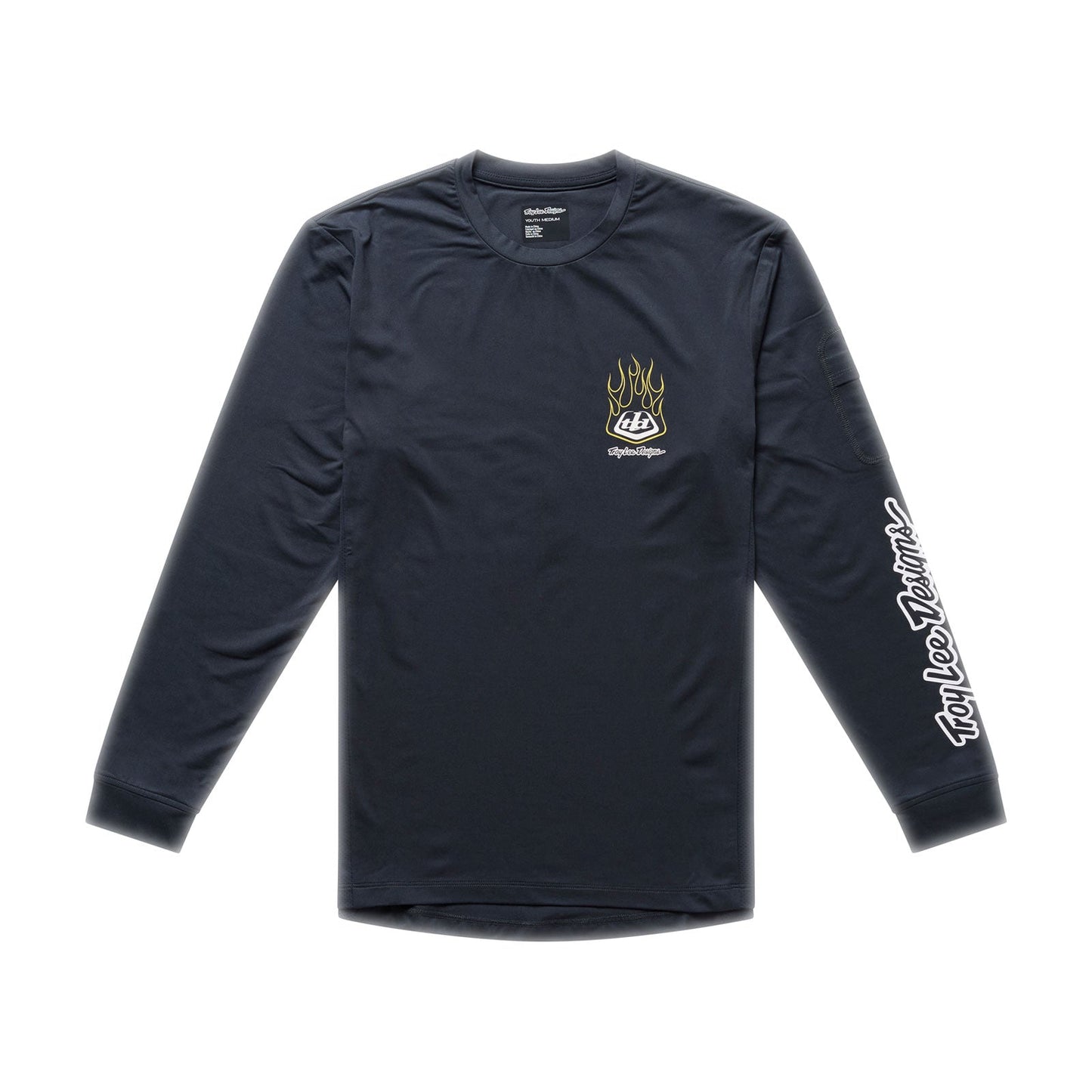 TROY LEE DESIGNS RUCKUS RIDE PRESSED Maglia a maniche lunghe Junior Nero