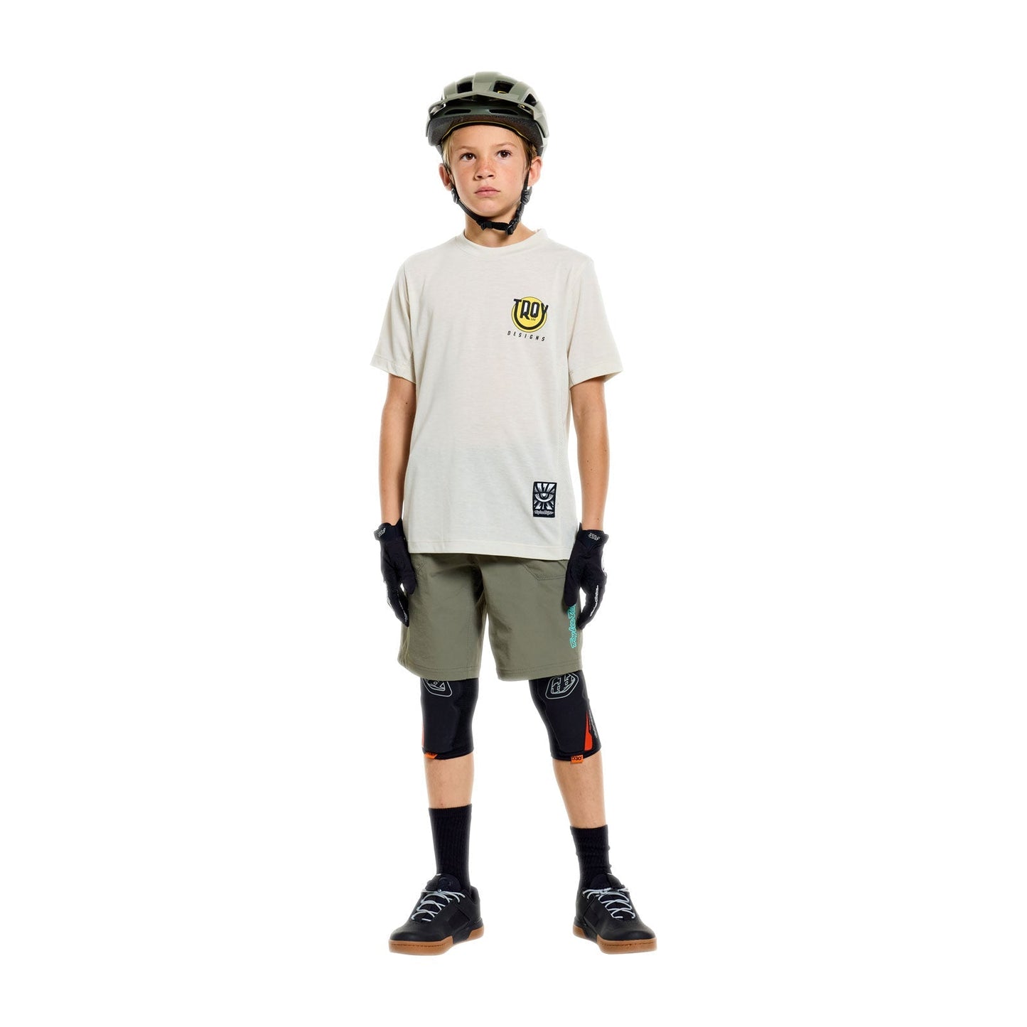 TROY LEE DESIGNS YOUTH SKYLINE TRAIL MONO Pantaloncini junior Khaki