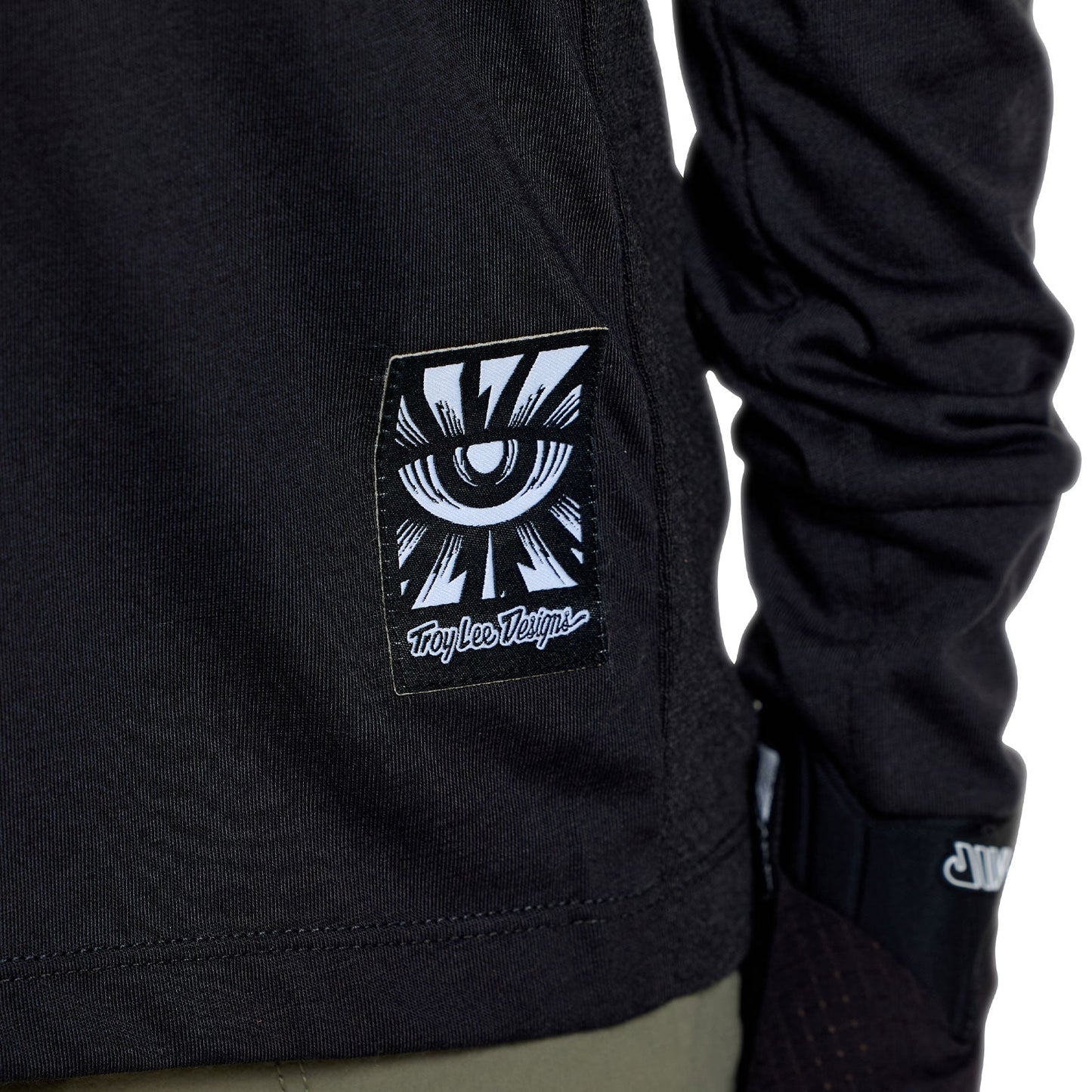 TROY LEE DESIGNS SKYLINE RIDE SIGNATURE Maglia a maniche lunghe junior nero/verde